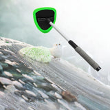 Car Windshield Cleaning Tool Auto Glass Wiper for Suvs Trucks Household Triangle Green