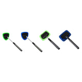 Car Windshield Cleaning Tool Auto Glass Wiper for Suvs Trucks Household Triangle Green