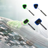 Car Windshield Cleaning Tool Auto Glass Wiper for Suvs Trucks Household Triangle Green
