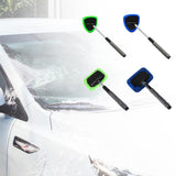 Car Windshield Cleaning Tool Auto Glass Wiper for Suvs Trucks Household Triangle Green