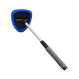 Car Windshield Cleaning Tool Auto Glass Wiper for Suvs Trucks Household Triangle Blue