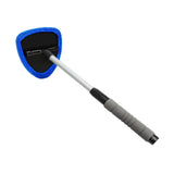 Car Windshield Cleaning Tool Auto Glass Wiper for Suvs Trucks Household Triangle Blue
