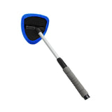 Car Windshield Cleaning Tool Auto Glass Wiper for Suvs Trucks Household Triangle Blue