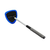 Car Windshield Cleaning Tool Auto Glass Wiper for Suvs Trucks Household Triangle Blue