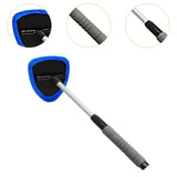 Car Windshield Cleaning Tool Auto Glass Wiper for Suvs Trucks Household Triangle Blue