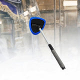 Car Windshield Cleaning Tool Auto Glass Wiper for Suvs Trucks Household Triangle Blue