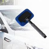 Car Windshield Cleaning Tool Auto Glass Wiper for Suvs Trucks Household Rectangle Blue