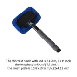Car Windshield Cleaning Tool Auto Glass Wiper for Suvs Trucks Household Rectangle Blue