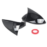 2Pcs Door Mirror Cover Caps 5H0857538 for Volkswagen 8R R 2020-2024