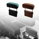 Car Armrest Storage Box Console Storage Case Easy Installation Wrist Support Blue