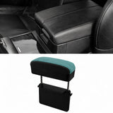 Car Armrest Storage Box Console Storage Case Easy Installation Wrist Support Blue
