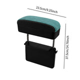 Car Armrest Storage Box Console Storage Case Easy Installation Wrist Support Blue