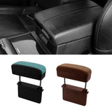 Car Armrest Storage Box Console Storage Case Easy Installation Wrist Support Blue
