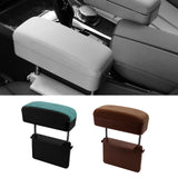 Car Armrest Storage Box Console Storage Case Easy Installation Wrist Support Blue