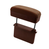 Car Armrest Storage Box Console Storage Case Easy Installation Wrist Support Brown
