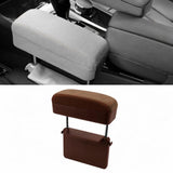 Car Armrest Storage Box Console Storage Case Easy Installation Wrist Support Brown