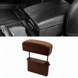 Car Armrest Storage Box Console Storage Case Easy Installation Wrist Support Brown