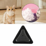 Car Seat Pet Hair Remover Accessory Portable Reusable Pet Hair Removal Tool Black