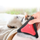Car Seat Pet Hair Remover Accessory Portable Reusable Pet Hair Removal Tool Red