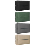 Car Tissue Box with Hanging Fixing Strap Car Sun Visor Tissue Holder Black