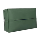 Car Tissue Box with Hanging Fixing Strap Car Sun Visor Tissue Holder Green