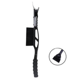 20inch Auto Windscreen Snow Brush Ice Scraper Multipurpose Sturdy Detachable Black
