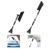 Car Windshield Ice Remover Snow Brush 27-35inch Detachable Sturdy Extendable