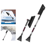 Car Windshield Ice Remover Snow Brush 27-35inch Detachable Sturdy Extendable