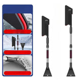 80-102cm Car Windshield Ice Remover Snow Brush Sturdy Lightweight Telescopic