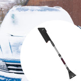80-102cm Car Windshield Ice Remover Snow Brush Sturdy Lightweight Telescopic