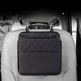Generic Car Hanging Seat Back Organizer PU Leather Versatile Seat Travel Bag