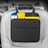 Generic Car Hanging Seat Back Organizer PU Leather Versatile Seat Travel Bag