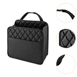 Generic Car Hanging Seat Back Organizer PU Leather Versatile Seat Travel Bag