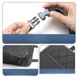 Generic Car Hanging Seat Back Organizer PU Leather Versatile Seat Travel Bag