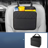 Generic Car Hanging Seat Back Organizer PU Leather Versatile Seat Travel Bag