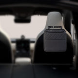Generic Car Hanging Seat Back Organizer PU Leather Versatile Seat Travel Bag