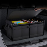 Foldable Car Cargo Trunk Organizer Box Black Wear Resistant 22.8x15x12.6inch
