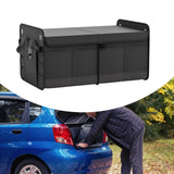 Foldable Car Cargo Trunk Organizer Box Black Wear Resistant 22.8x15x12.6inch