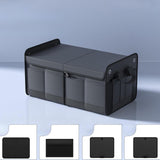 Foldable Car Cargo Trunk Organizer Box Black Wear Resistant 22.8x15x12.6inch