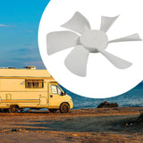 Generic 6" RV Vent Fan Blade Convenient Easy to Use D Bore RV Bathroom Fan