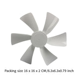Generic 6" RV Vent Fan Blade Convenient Easy to Use D Bore RV Bathroom Fan