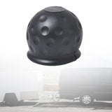 Trailer Hitch Ball Cover Universal Dustproof Black for Truck RV Tow Ball Cap