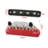 Generic Power Distribution Terminal Block Bus Bar Power Distribution Block Black