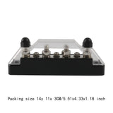 Generic Power Distribution Terminal Block Bus Bar Power Distribution Block Black