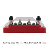 Generic Power Distribution Terminal Block Bus Bar Power Distribution Block Red