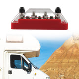 Generic Power Distribution Terminal Block Bus Bar Power Distribution Block Red