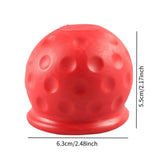 Trailer Hitch Ball Cover Trailer Hitch Ball Protective Cover for Car RV Red