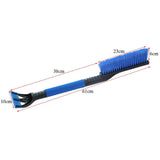 Generic Ice Scraper Multifunctional Blue with Grip Winter Car Kit Snow Brush