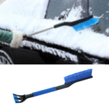 Generic Ice Scraper Multifunctional Blue with Grip Winter Car Kit Snow Brush