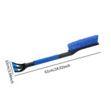 Generic Ice Scraper Multifunctional Blue with Grip Winter Car Kit Snow Brush